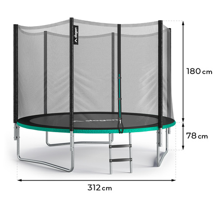 Trampolina Basic Premium 10FT Czarna