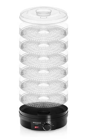 Suszarka do Grzybów Mozano Food Dehydrator 500 W Czarna