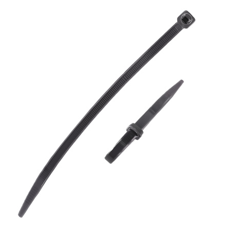 Opaski zaciskowe szare 4x150mm 100 szt.