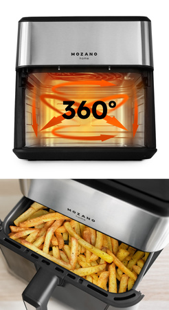Frytkownica beztłuszczowa Mozano AirFry Chef 1800W 8L WiFi