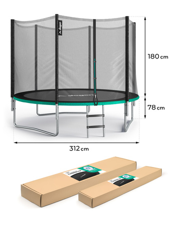 Trampolina Basic Premium 10FT Czarna