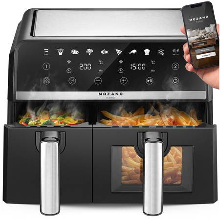 Frytkownica beztłuszczowa Mozano DuoFry Unlimited 2600W 5,5L + 3,5L