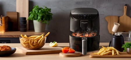 Frytkownica beztłuszczowa Mozano Active Fryer Silver 1500W 4L 