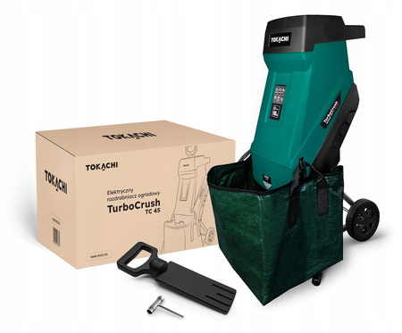 Rozdrabniacz nożowy do gałęzi Tokachi TurboCrush TC 45 3500W
