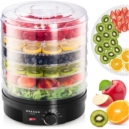 Suszarka do Grzybów Mozano Food Dehydrator 500 W Czarna