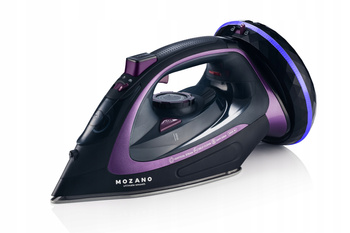 Żelazko Bezprzewodowe Mozano Ultimate Smooth 2600 W Fioletowe | Ceramiczna stopa | ANTI-DRIP | ANTI-CALC | Darmowa dostawa!
