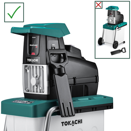 Rozdrabniacz frezowy z koszem do gałęzi Tokachi ShredCubeX 60