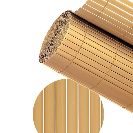 Dwustronna Mata PVC 160x300cm Bambusowa