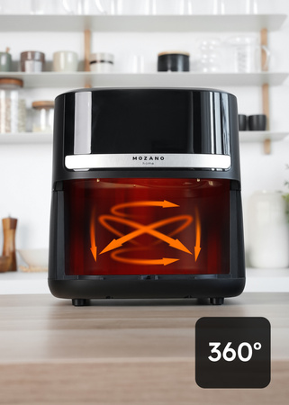 Frytkownica beztłuszczowa Mozano AirFry Slide 1500W 5L