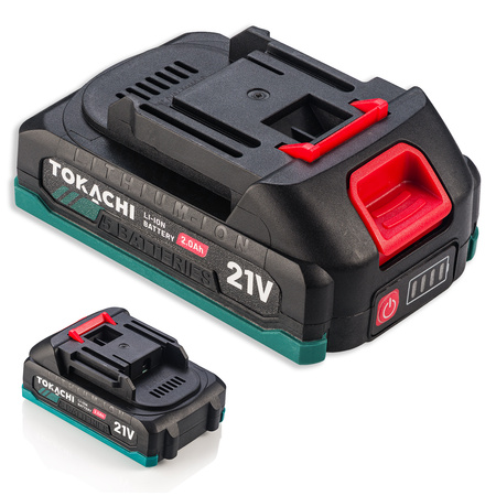 Akumulator li-ion 2Ah 21V do elektronarzędzi Tokachi