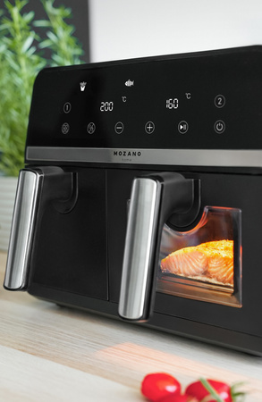 Frytkownica beztłuszczowa Mozano DuoFry Unlimited 2600W 5,5L + 3,5L
