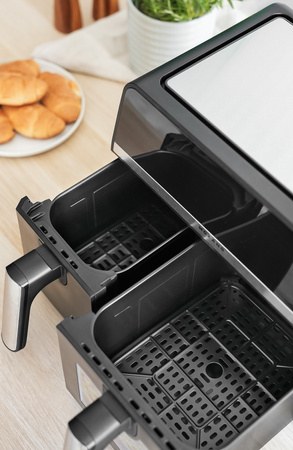 Frytkownica beztłuszczowa Mozano DuoFry Unlimited 2600W 5,5L + 3,5L