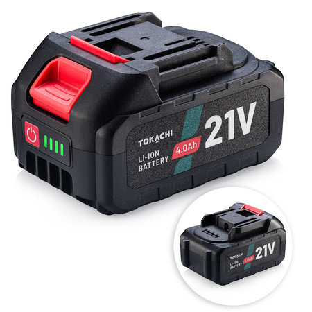 Akumulator li-ion 4Ah 21V do elektronarzędzi Tokachi