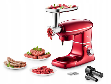 Robot Planetarny Mozano Mikser Kitchen Assistent 2300 W Czerwony