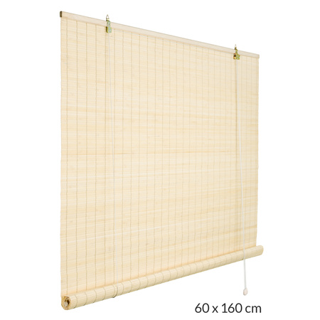 Roleta Bambusowa Półzaciemniająca 60x160cm Bambus