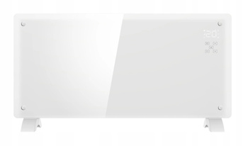 Grzejnik Szklany Elektryczny 2000W WiFi PILOT Biały